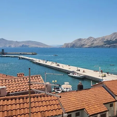 Placa With Balcony And Sea View Apartmán Baška
