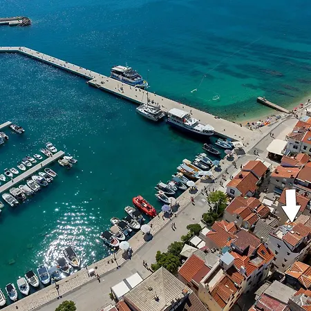 Placa With Balcony And Sea View Apartmán
